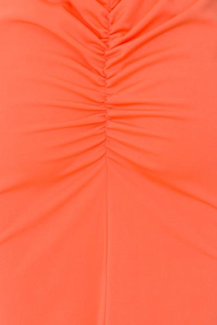 Stella Coral Slinky Butterfly Bum Backless Midi Dress