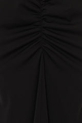 Shayla Black Slinky Backless Fishtail Maxi Dress