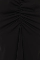 Shayla Black Slinky Backless Fishtail Maxi Dress