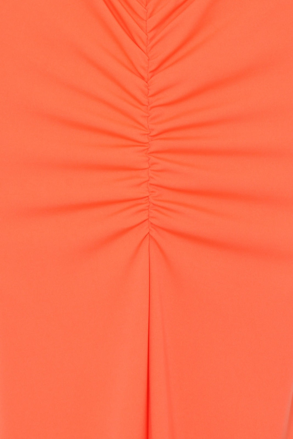 Shayla Coral Slinky Backless Fishtail Maxi Dress