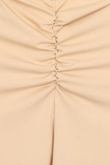 Stella Nude Slinky Butterfly Bum Backless Midi Dress