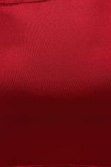 Cut It Out Berry Slinky Satin Cut Out Ruched Mini Dress