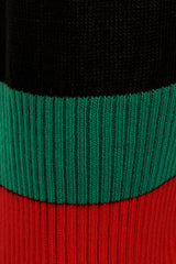 Zara Black Red and Green Striped Fine Knit 3 Piece Lounge Co-ord Set