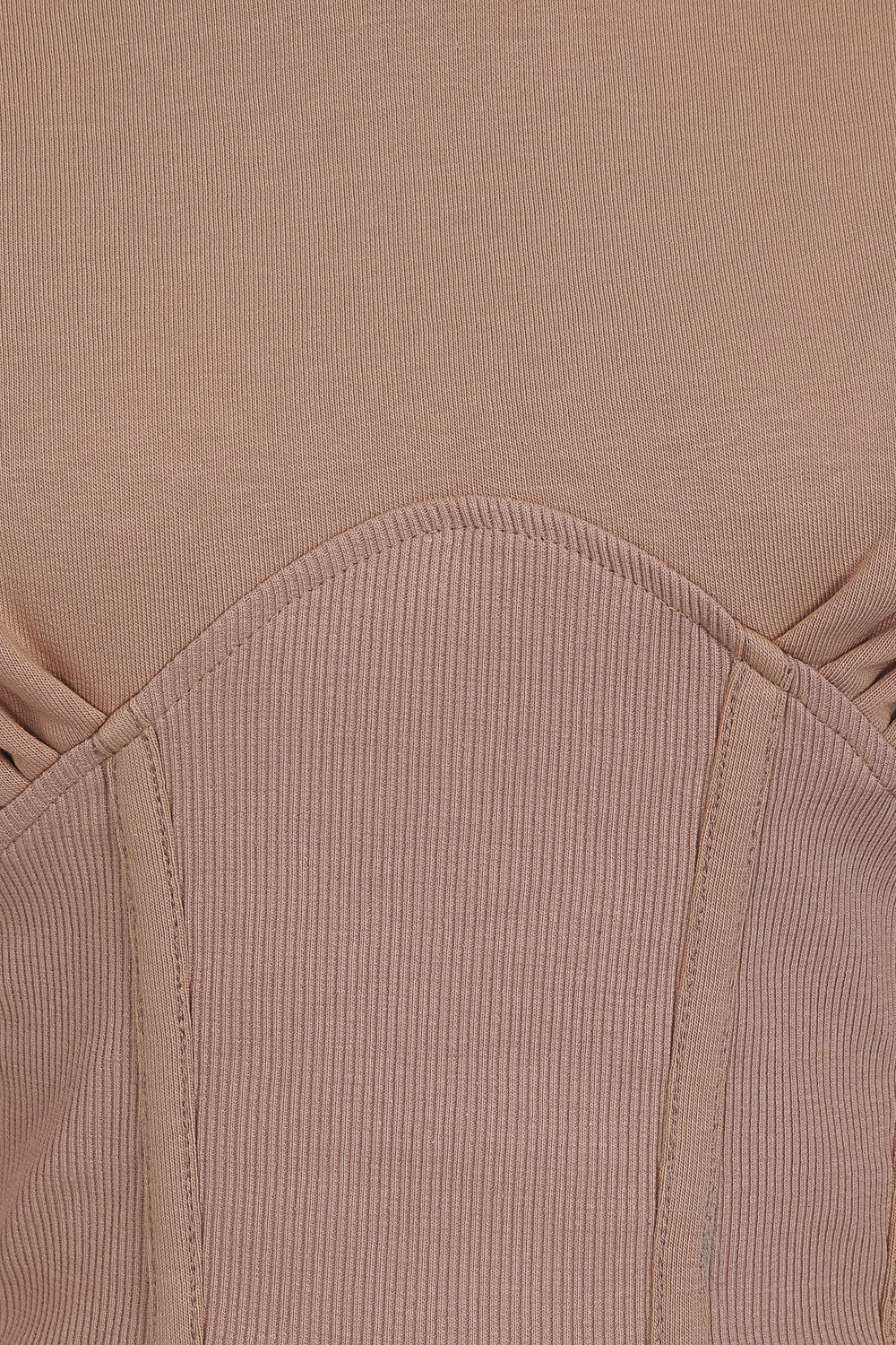 Aliza Taupe Corset Waisted Hoodie Tracksuit Set