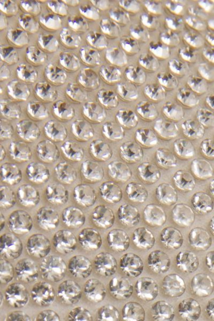 Hot Nights Silver Crystal Jewel Encrusted Bra Bralet