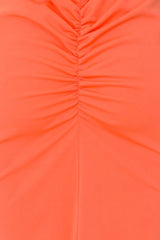 Stella Coral Slinky Butterfly Bum Backless Midi Dress