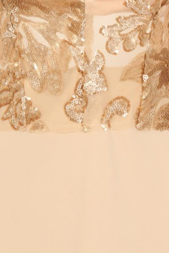 Stella Nude Slinky Butterfly Bum Backless Midi Dress
