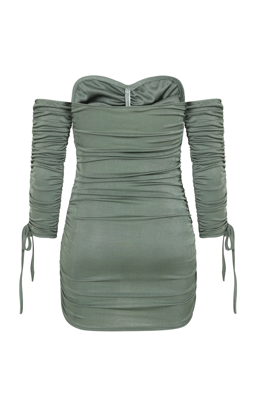 Khaki deals slinky dress