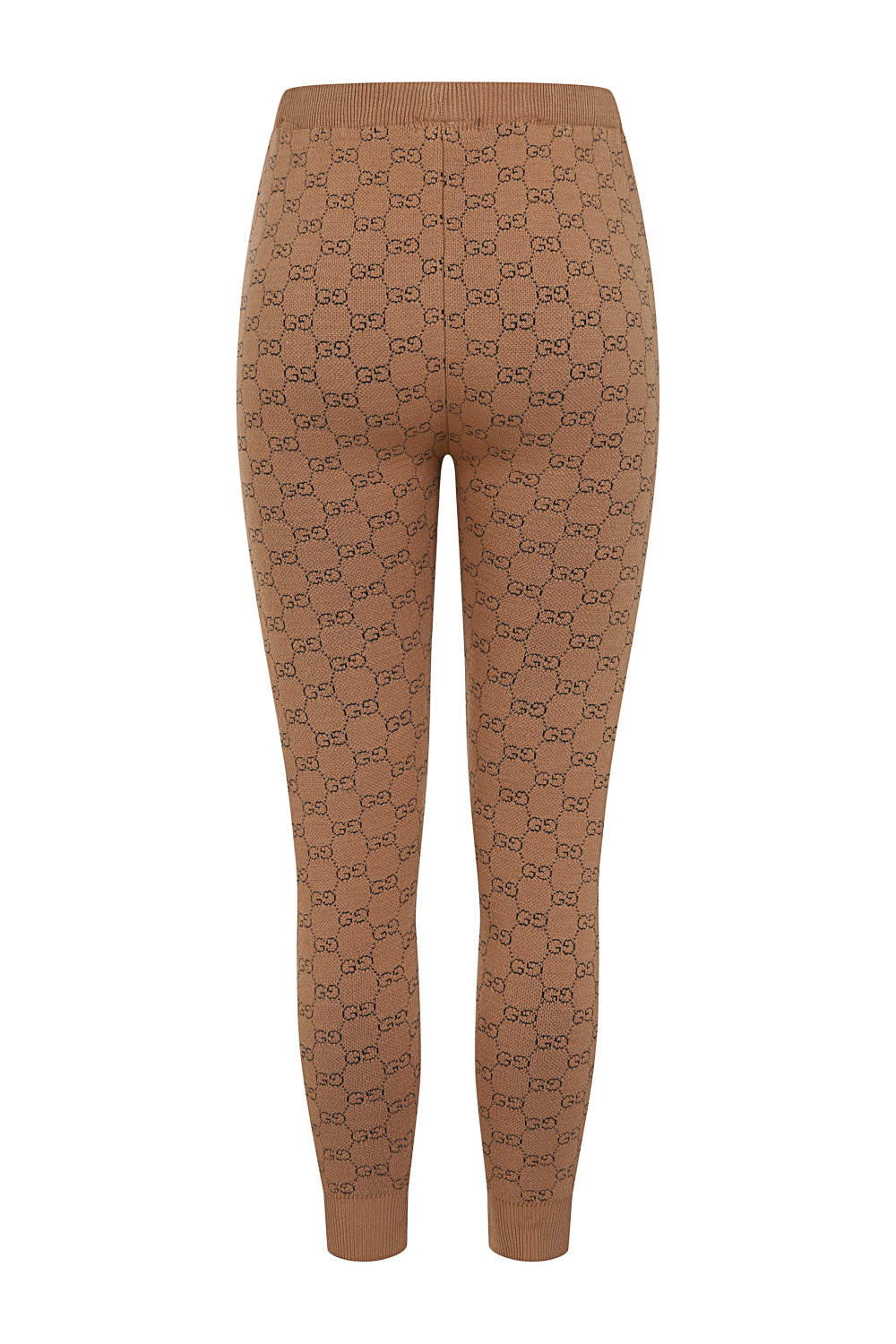 Giselle Camel Tan GG Inspired Woven Knit Body Hugging Stretch Leggings –  Nazz Collection
