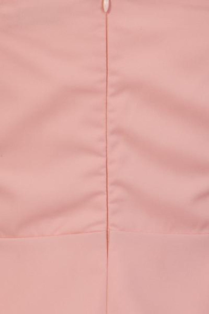 Tia Blush Off Shoulder Ruffle Skater Dress