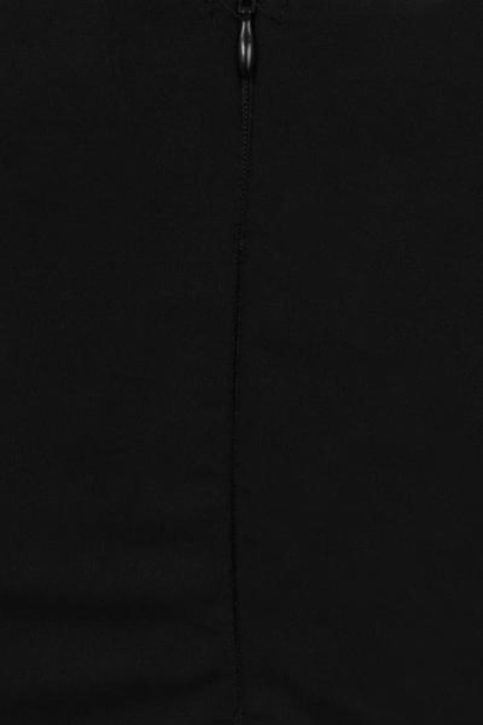 Tia Black Off Shoulder Ruffle Skater Dress