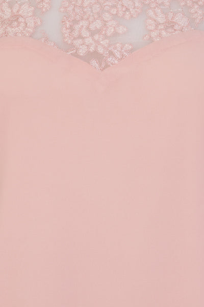 Get Flirty Blush Off Shoulder Ruffle & Frill Lace Bardot Dress