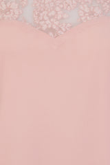 Get Flirty Blush Off Shoulder Ruffle & Frill Lace Bardot Dress