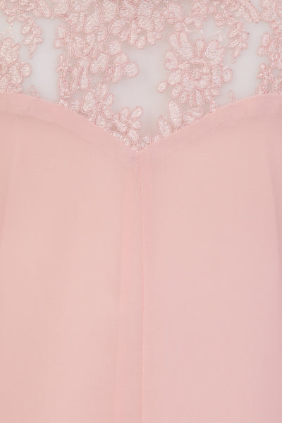 Get Flirty Blush Off Shoulder Ruffle & Frill Lace Bardot Dress