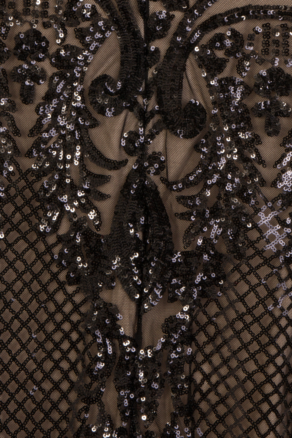 Lovestruck Black Luxe Sweetheart Off Shoulder Sequin Fishtail Dress