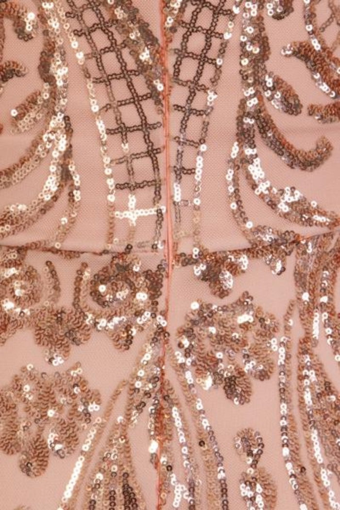 Rose gold bling dress cheap
