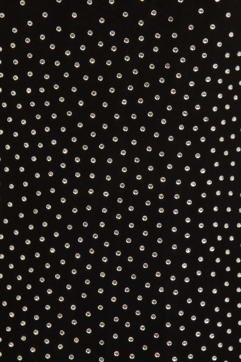 Glow Up Luxe Black Rhinestone Bling High Neck Bodycon Mesh Dress