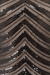 Destiny Vip Black Luxe Feather Sequin Illusion Midi Pencil Dress