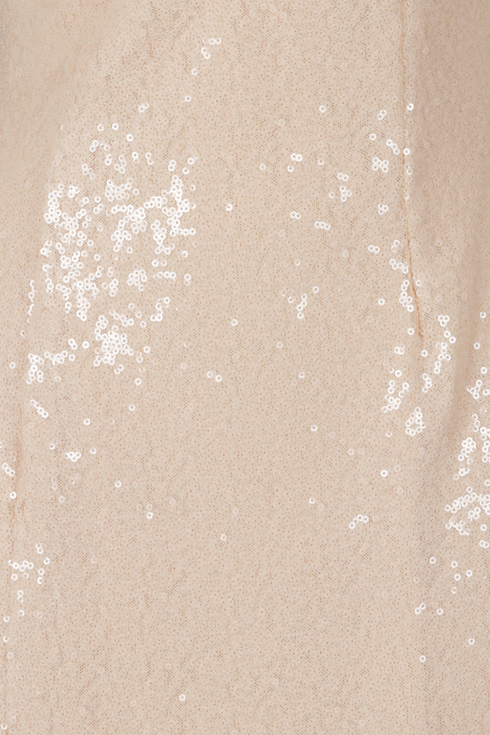 Marilyn Champagne Sequin Off The Shoulder Maxi Slit Dress